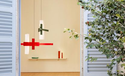 Lamps inspired by Matisse cut-outs