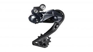 The RD-R8050 rear derailleur is remarkably compact for a Di2 component
