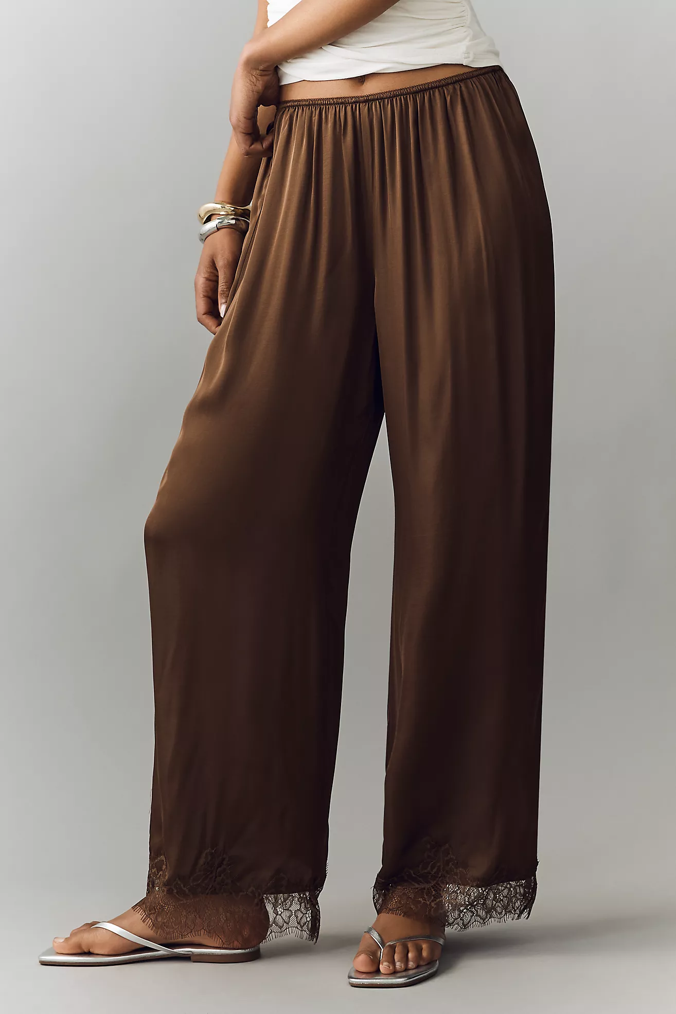 Lyrebird Heirloom Lace Wide-Leg Pants