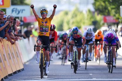 Marianne Vos (Jumbo-Visma) take her third consecutive stage victory at stage three of the 2022 Tour of Scandinavia