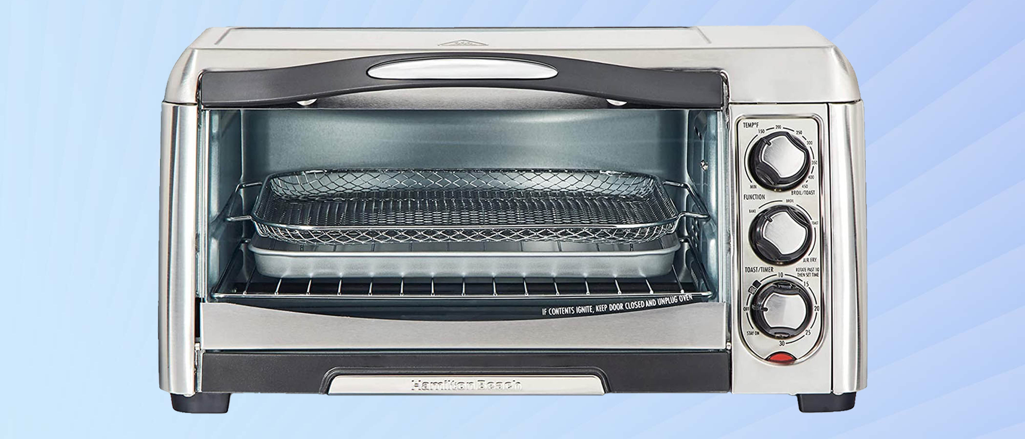Hamilton Beach Air Fryer Sure Crisp Toaster Oven review