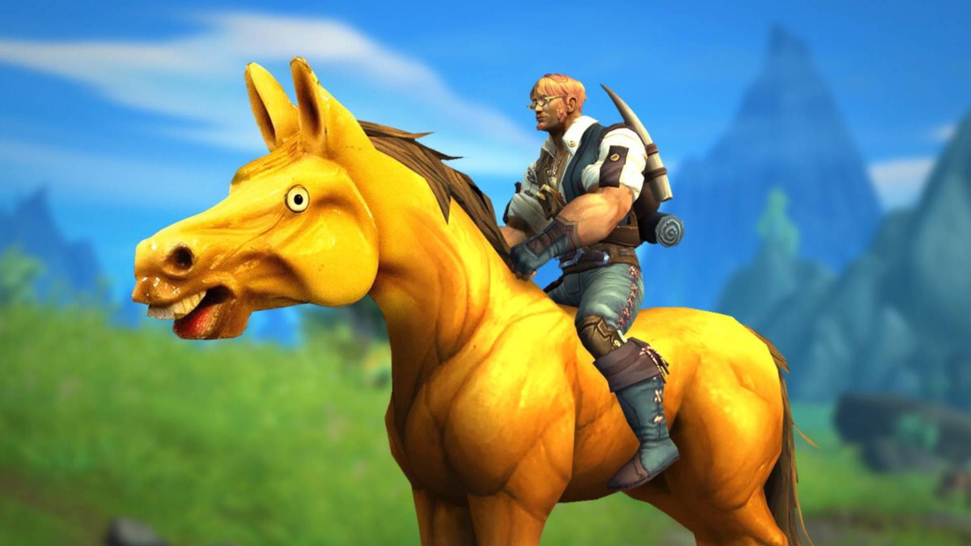 Some of the world’s biggest game companies are joining together to make us all look at this truly awful horse