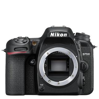 Nikon D7500 on a white background