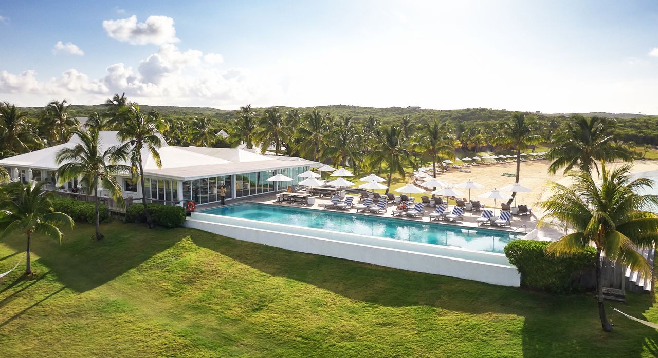 The infinity pool at The Cove Eleuthera resort in Eleuthera, Bahamas 