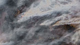 A Color-Enhanced Satellite View Of The Northwest Portion Of The Dixie Fire On August 17, 2021