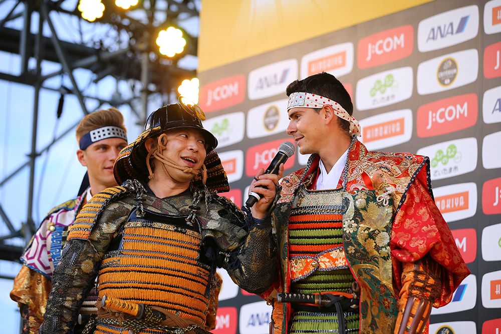 Warren Barguil was the polka-dot Samurai