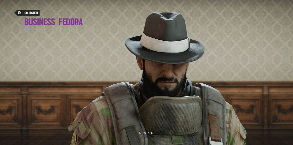 Rainbow Six Siege Business Fedora Headgear (Maestro)