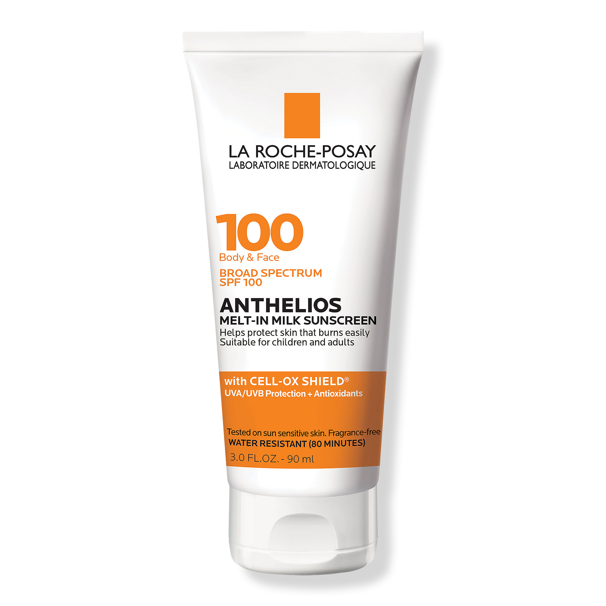 Anthelios Melt-In Milk Body &amp; Face Sunscreen Lotion Spf 100 - 3.0 Oz