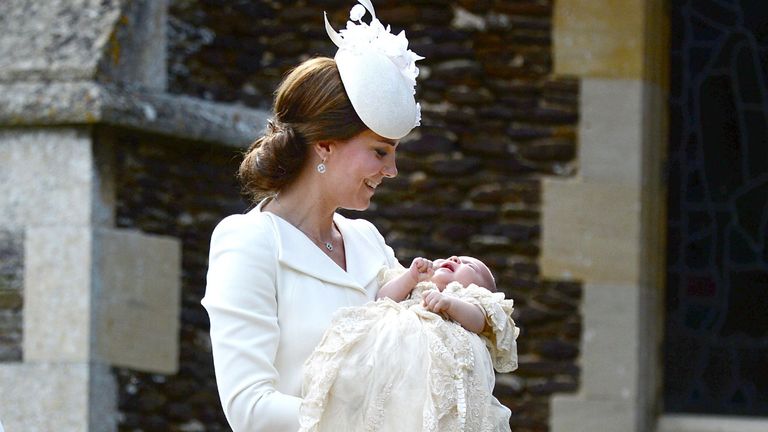 Kate Middleton with Charlotte