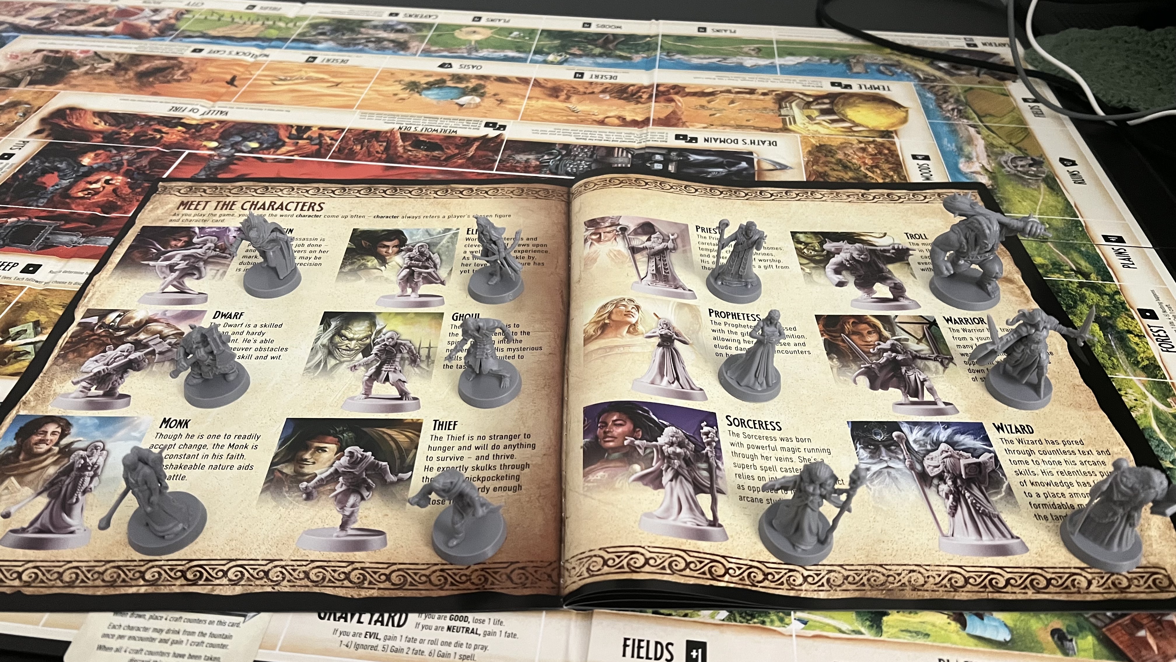 Talisman 5th Edition game components