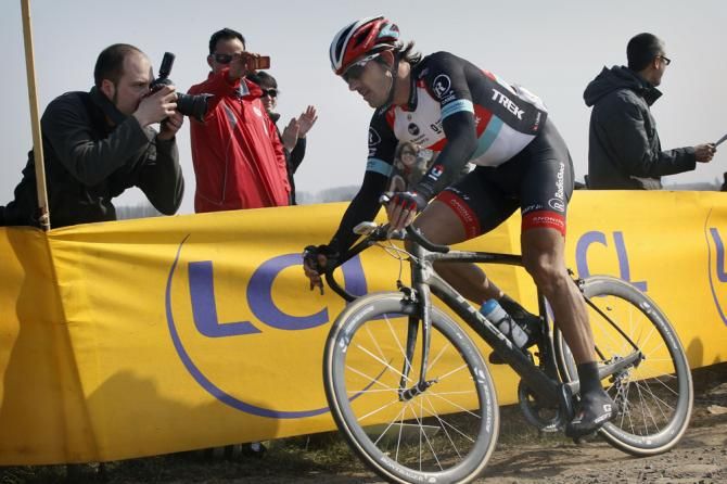 Fabian Cancellara (RadioShack) was at his best on the cobbles