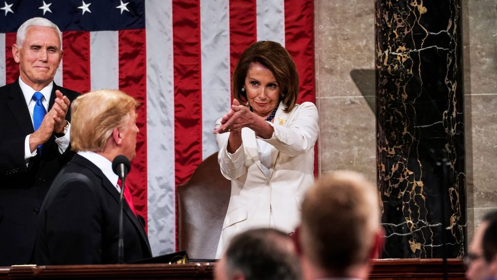 Watch Nancy Pelosi Rip Trump's Speech At SOTU Address | Marie Claire