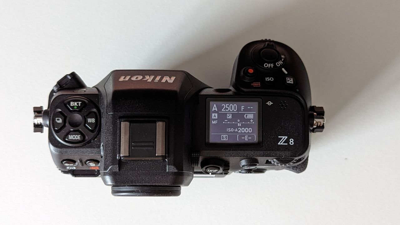 Nikon Z8 on a white table