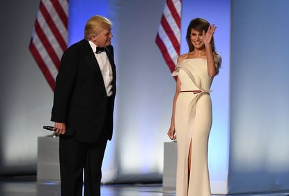 Melania Trump at the inauguration