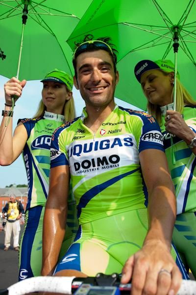 Francesco Chicchi (Liquigas) happy with his stage 6 win.