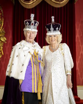 King Charles and Queen Camilla's official Coronation portrait