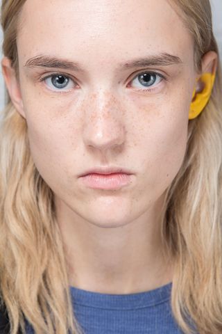 Proenza Schouler show SS17 beauty ear makeup