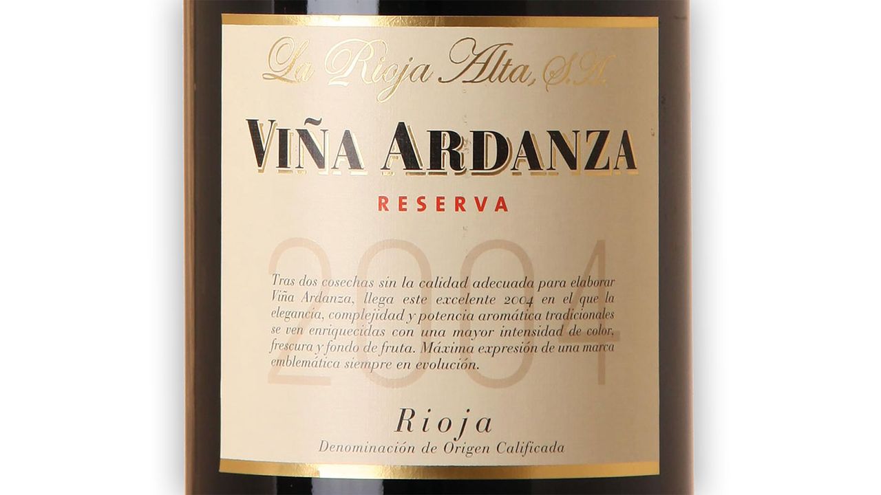 2008 Viña Ardanza, Rioja Reserva, La Rioja Alta, Spain