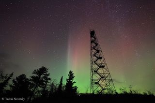 Skywatcher Travis Novitsky captured this other image of an aurora from Northeast Minnesota, United States, on September 26, 2011,