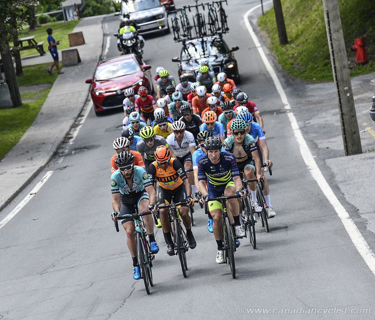 The peloton kept shrinking