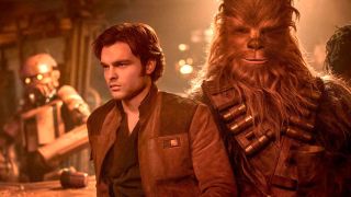 Han Solo and Chewbacca in Solo: A Star Wars Story