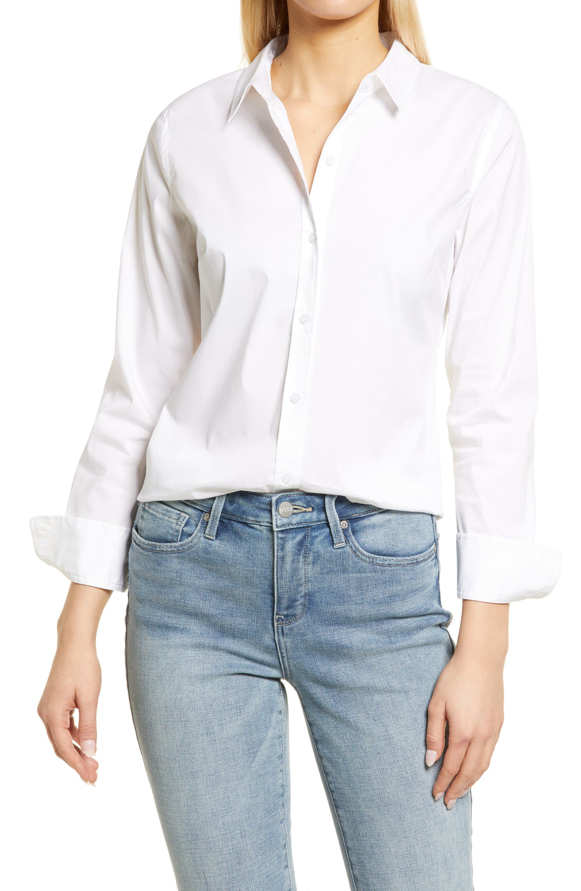 7 Effortless Outfit Ideas With Jeans and Button-Down Shirts to Try Now ...