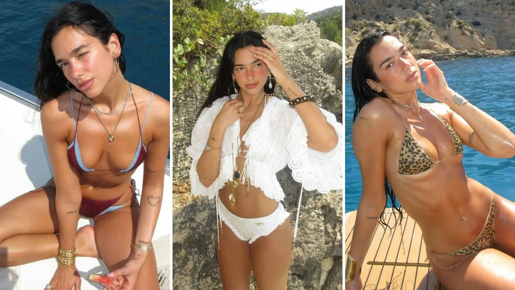 Dua Lipa bikinis