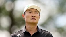 Haotong Li looks on during the 2025 Austrian Alpine Open