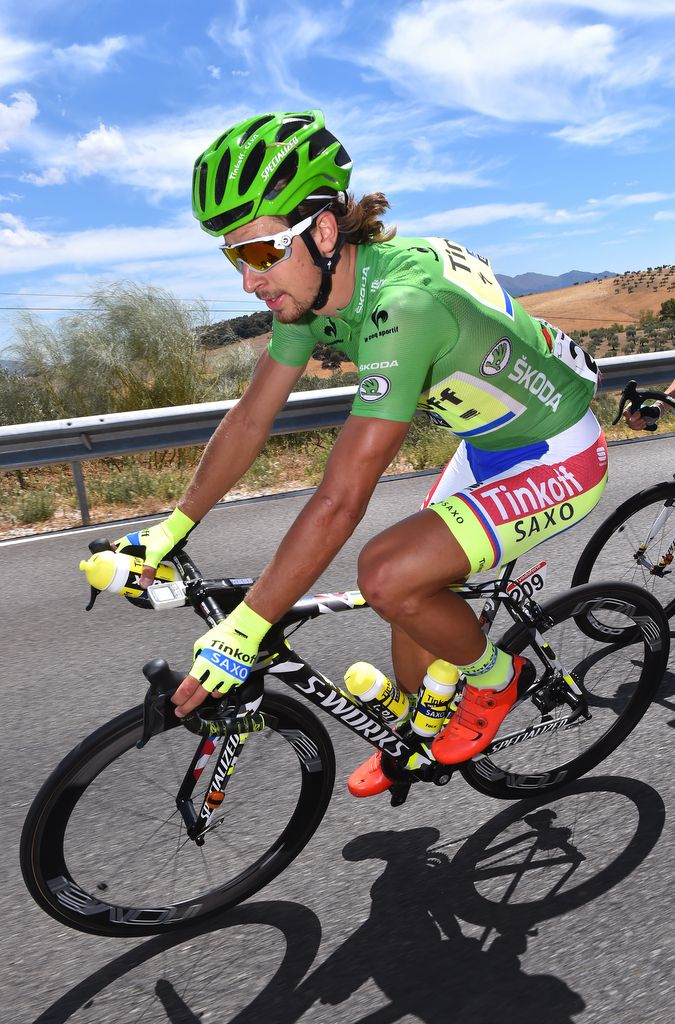 Peter Sagan in green