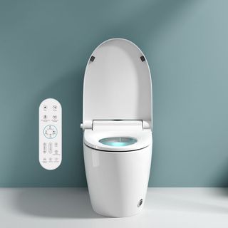 A smart bidet toilet from Energ-J with lights