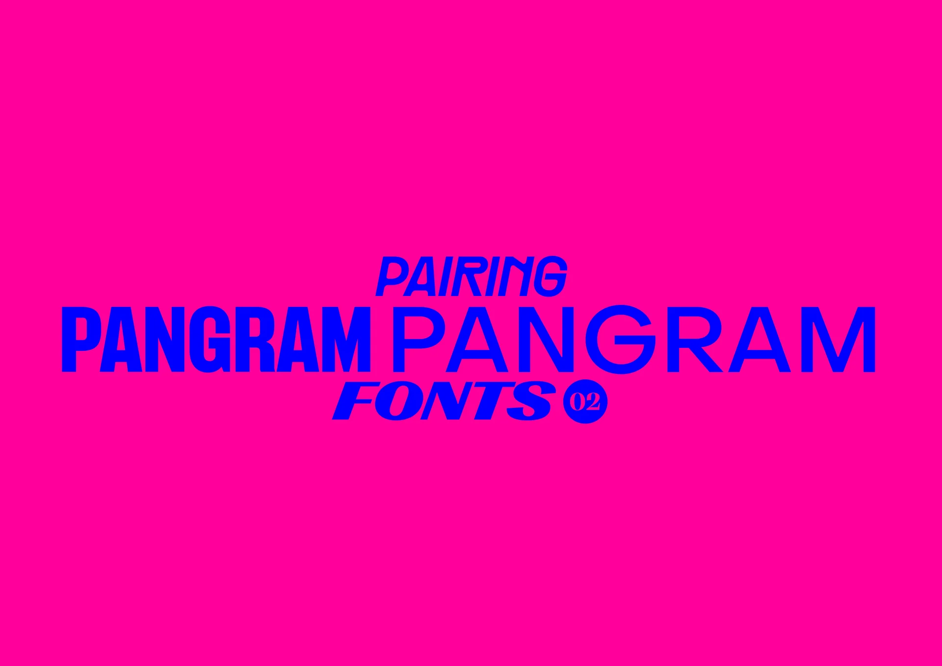 Pangram Pangram Foundry