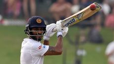 Roshen Silva scored 85 for Sri Lanka on day two of the second Test against England in Kandy