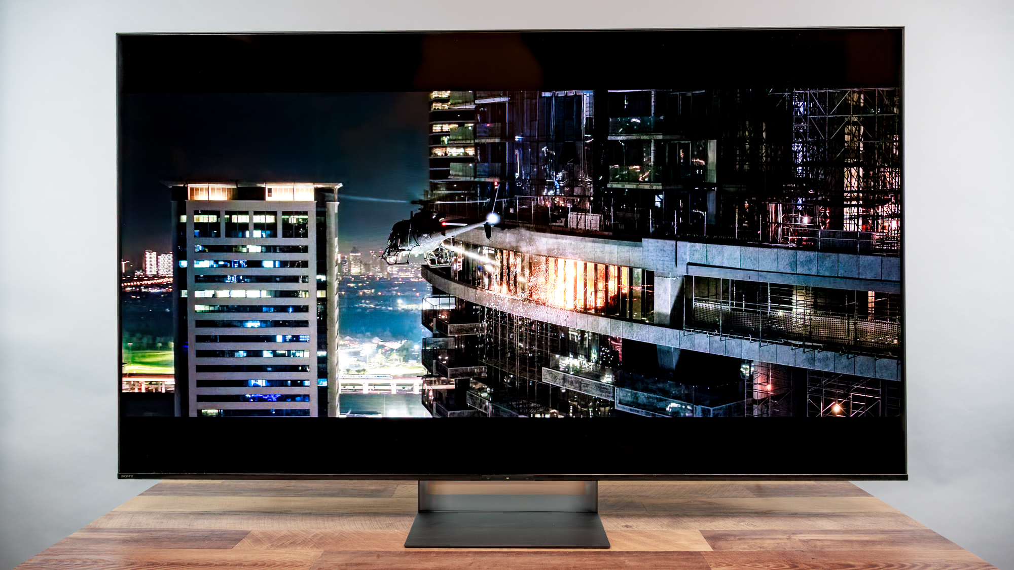 Sony Bravia 7 II True RGB TV on a desk