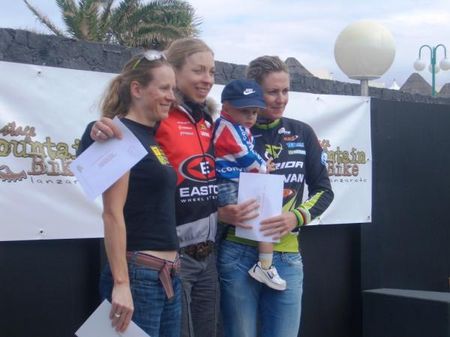 Women's podium