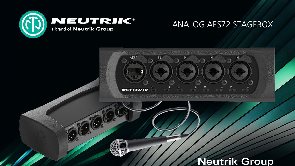 The Newtrik AES72 Stagebox. 