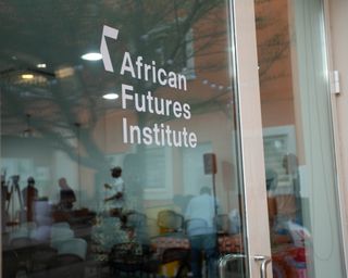 African Futures Institute promo image of people talking