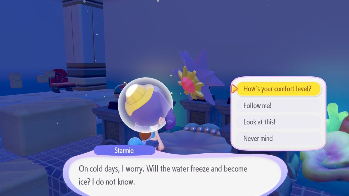 Ditto meets Starmie in Bubbly Basin