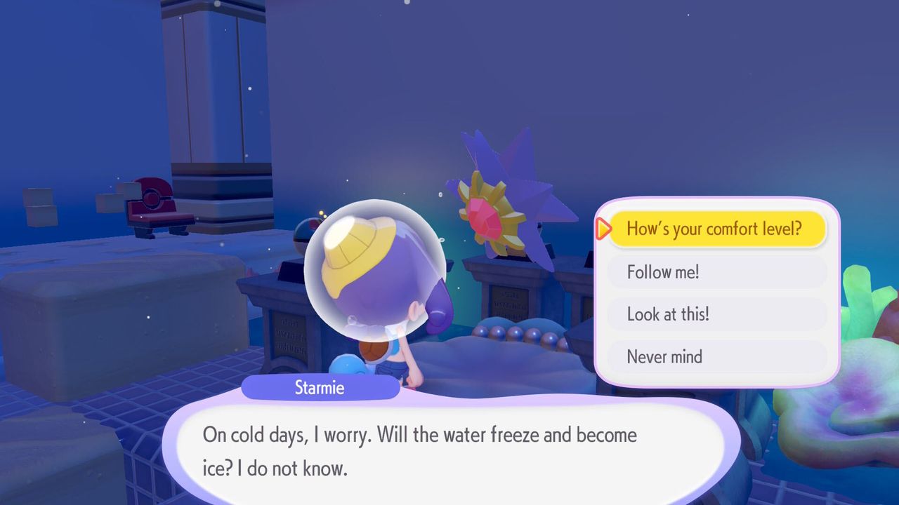 Ditto meets Starmie in Bubbly Basin