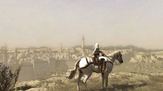 A screenshot from the original Assassin's Creed game