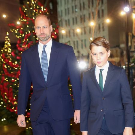 Princess Charlotte of Wales, Catherine, Princess of Wales, Prince George of Wales, Prince William, Prince of Wales and Prince Louis of Wales depart from the 'Together At Christmas' Carol Service at Westminster Abbey on December 05, 2025 in London, England