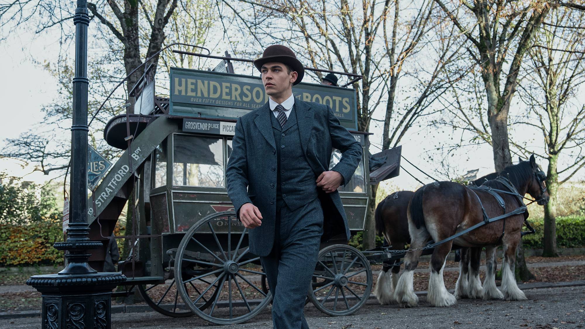 Hero Fiennes Tiffin as young Sherlock Holmes in "Young Sherlock" on Prime Video