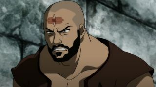 Combustion Man looking mad in Avatar: The Last Airbender.