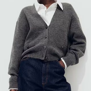 H&M Rib Knit Cardigan