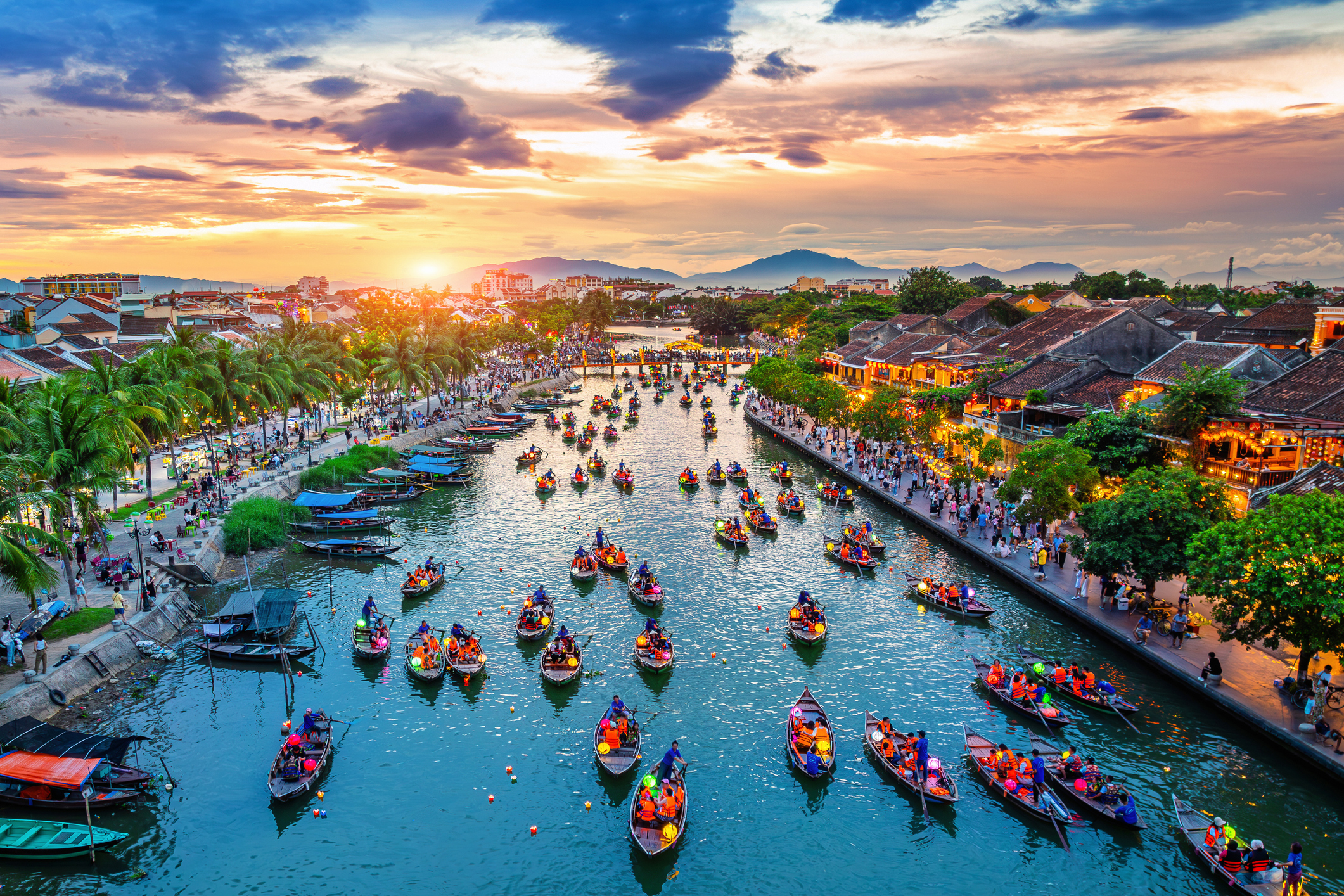Hoi An ancient town at twilight, Vietnam