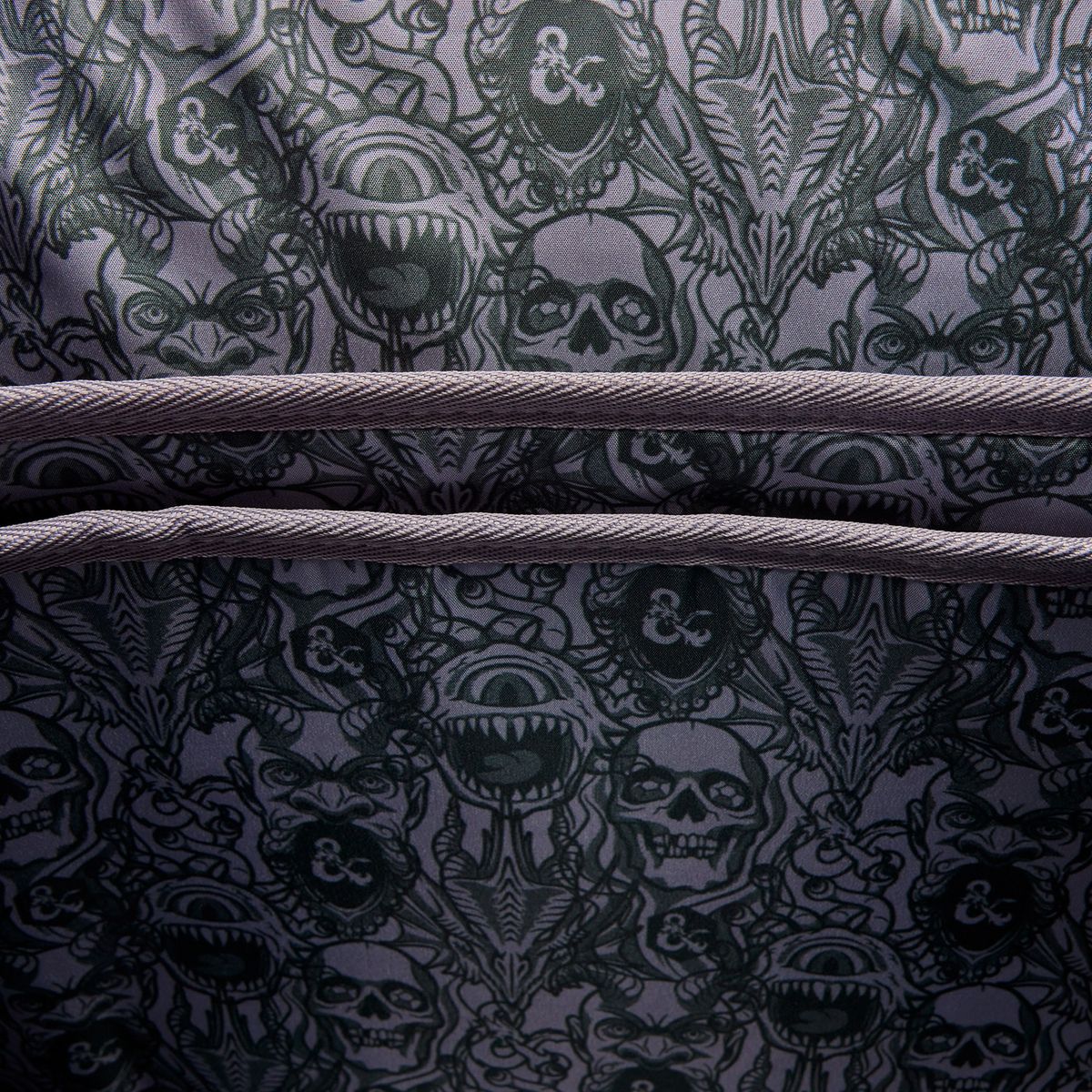 Interior pattern with various monsters from D&amp;D repeating across it