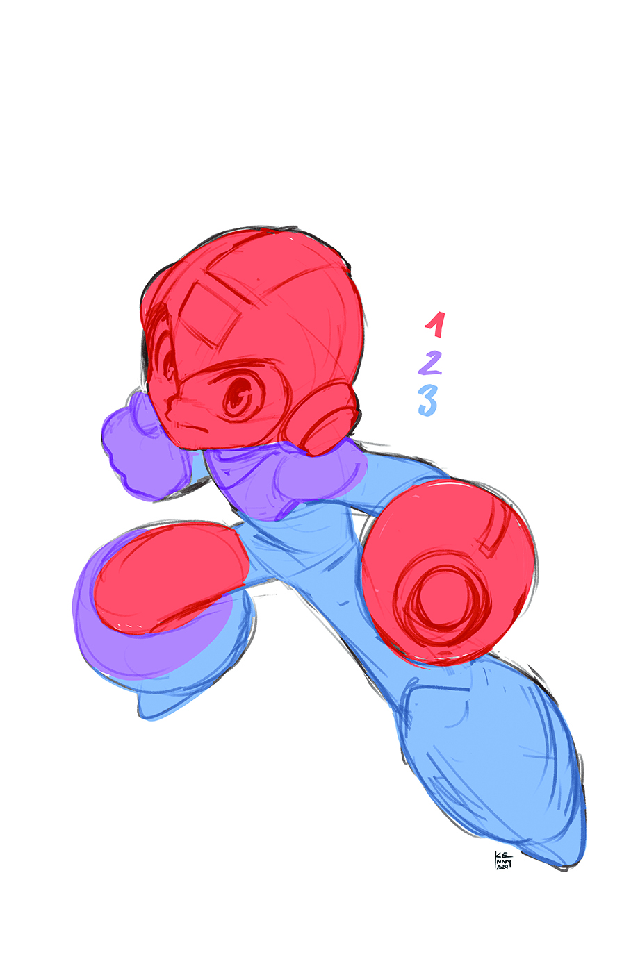 Mega man sketch