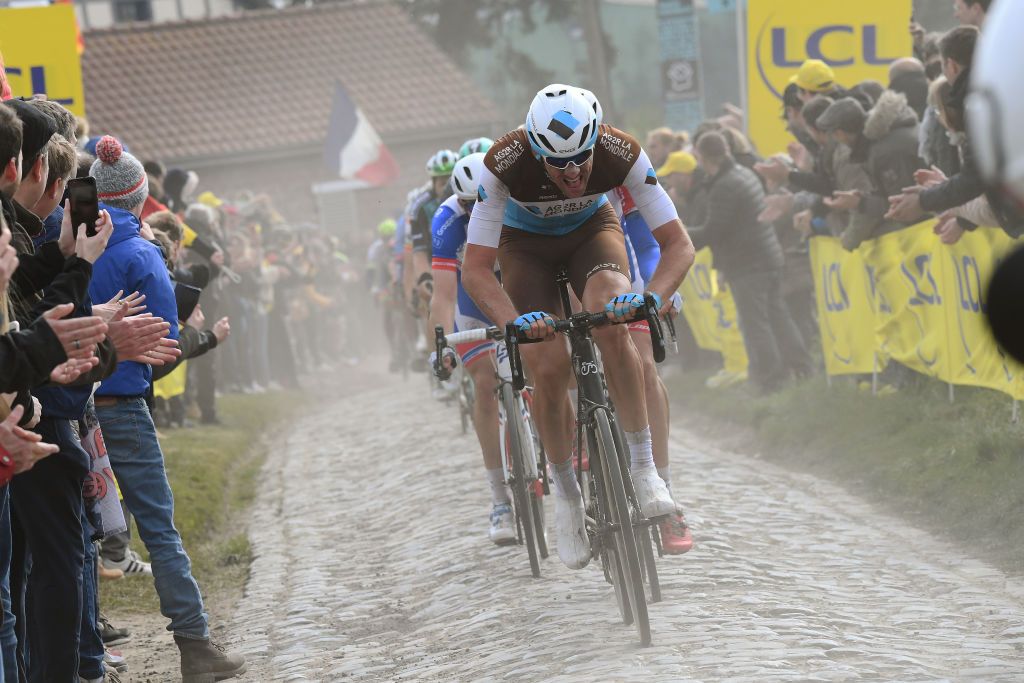 Paris-Roubaix&#039;s cobblestone sectors are popular with fans