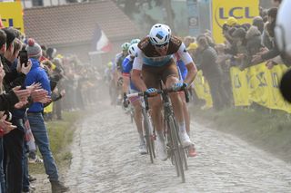 Paris-Roubaix's cobblestone sectors are popular with fans