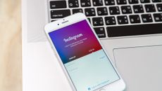 Instagram on a smartphone screen