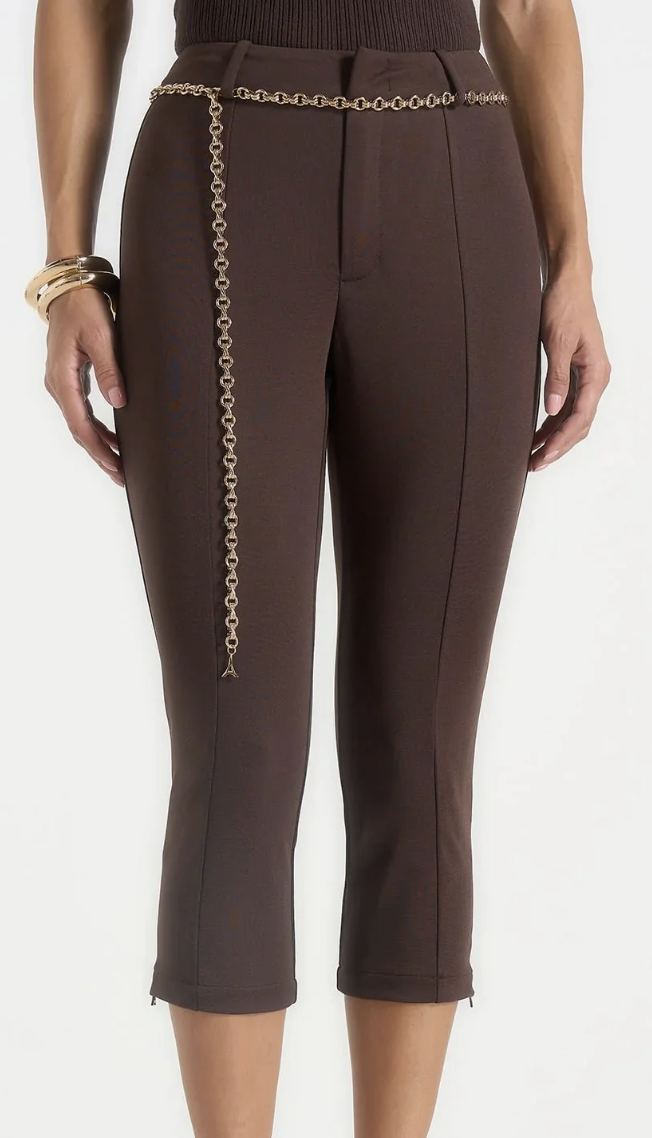 Mani&amp;egrave;re De Voir, Capri Leggings With Chain